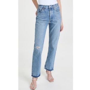 Agolde 90's Pinch Waist High Rise Straight In Abstract Wash sz.31